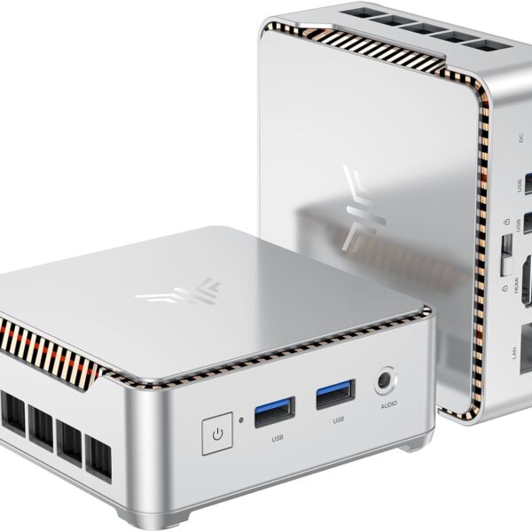 KAMRUI E2 Mini PC,11 Pro Intel Twin Lake N150 Mini Computer,16GB RAM 1TB M.2 SSD,Micro PC Support 4K Display/USB3.2/WiFi/BT/Gigabit Ethernet Mini PC Home/Office