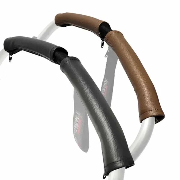 Baby Stroller Accessories Stroller Handle Covers PU Leather Zipper Armrest Case Protective Cover Suitable for Bugaboo Bee Series