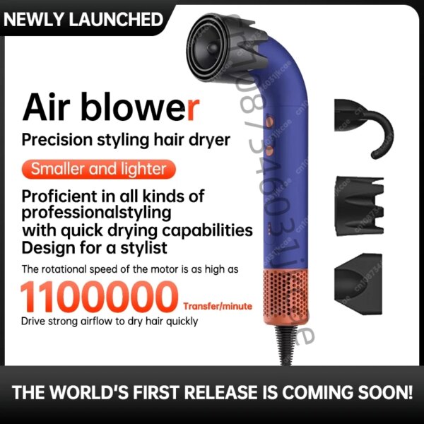 200 Million Anion Blow Dryer Professinal Leafless Hair Dryer Negative Lon Hair Care Quick Home Powerful Hairdryer Constant HD18